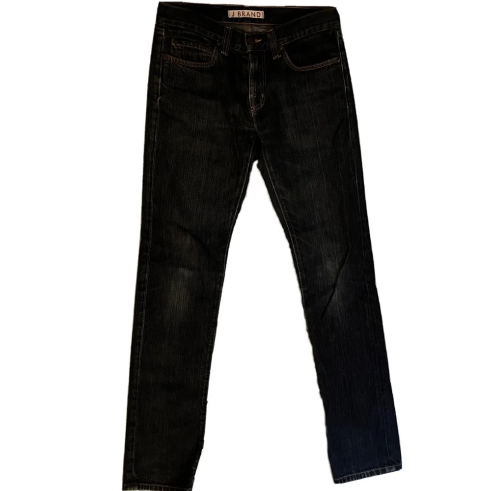 J Brand Women's Straight Leg Jeans mid Rise Slim Denim Blue dark wash sz 29